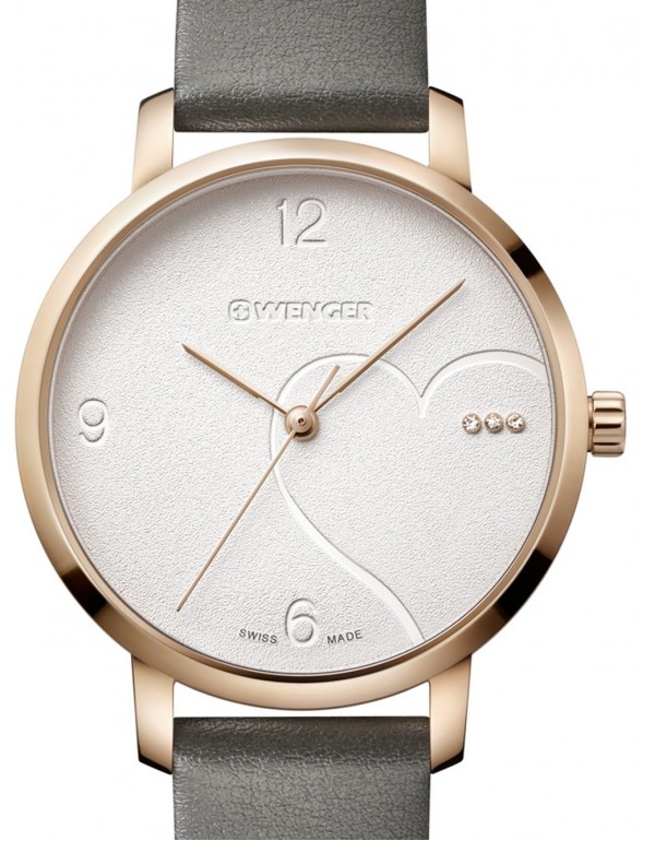 WENGER - ДАМСКИ  ЧАСОВНИК С ROSE GOLD PVD - 01.1731.111