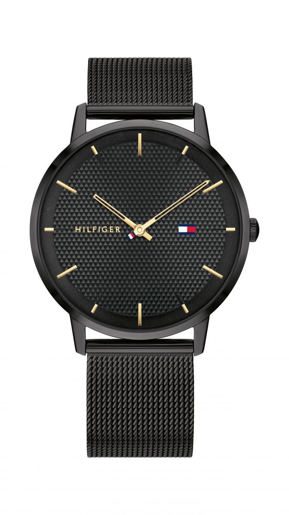 МЪЖКИ ЧАСОВНИК TOMMY HILFIGER  JAMES С ЧЕРНО PVD - 1791870