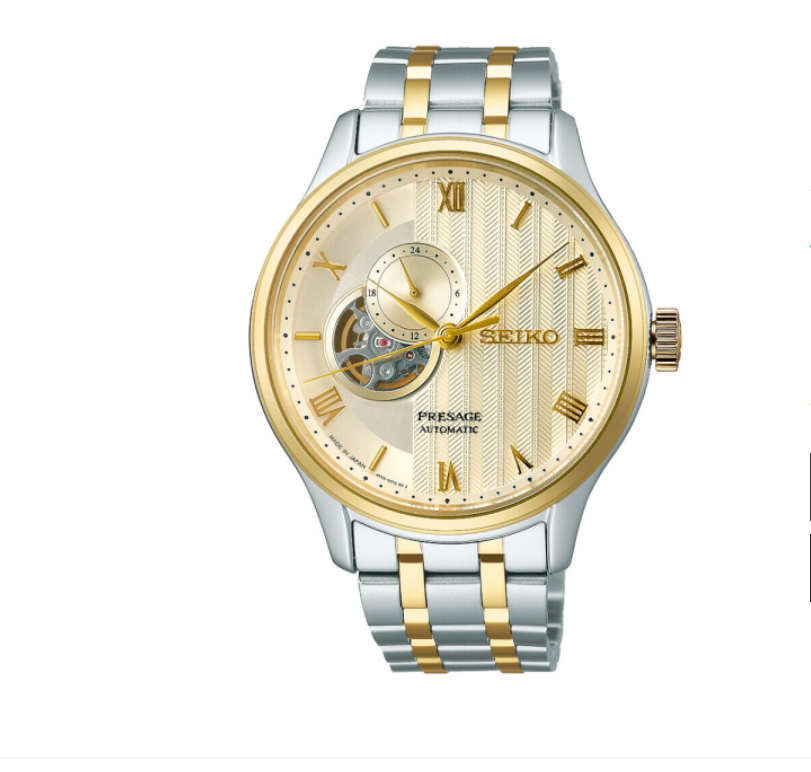 Мъжки часовник Seiko Presage ‘Japanese Zen Gardens’ in Gold-toned sand SSA464J1