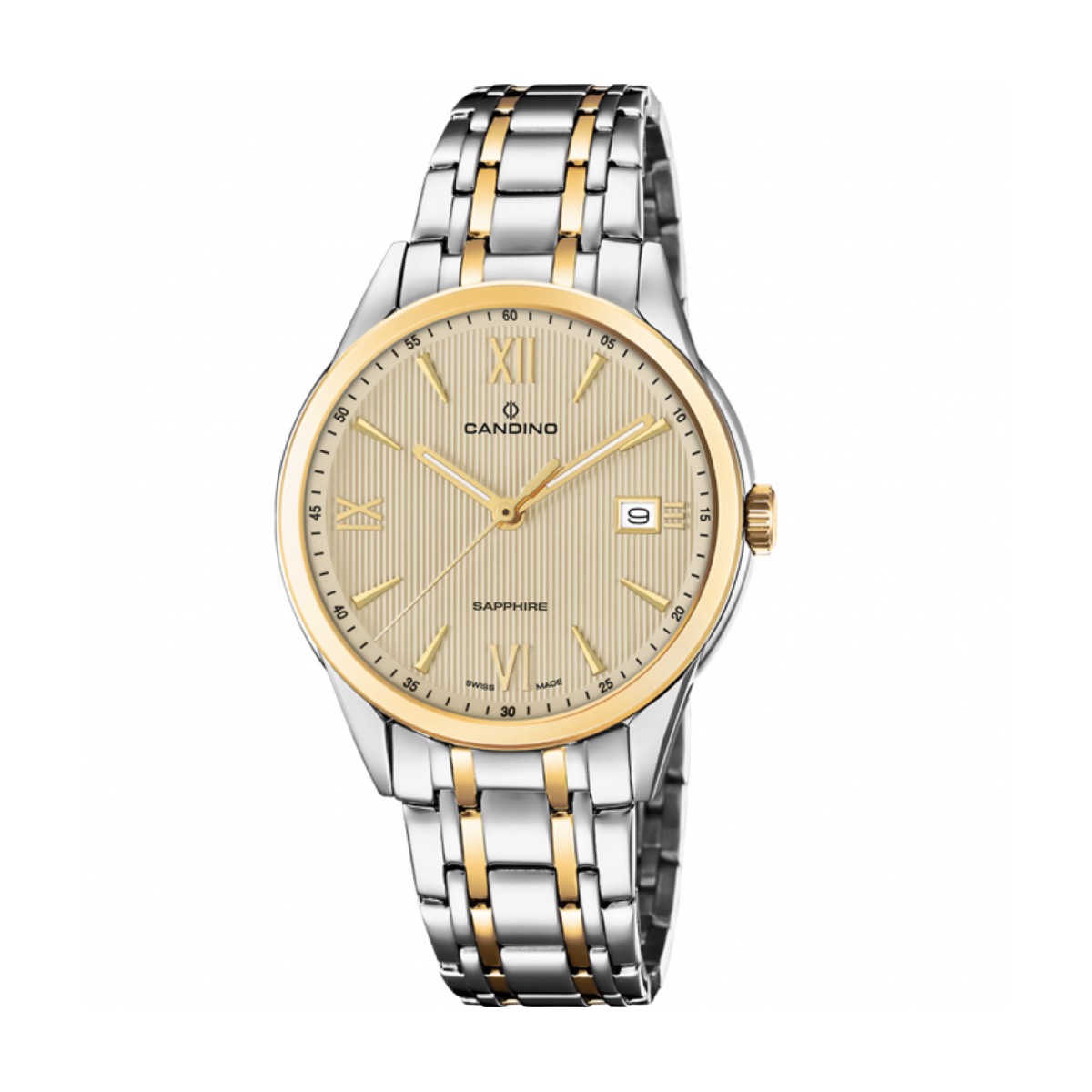 МЪЖКИ ЧАСОВНИК Candino C4694/2 Timeless - 18 каратово златно покритие