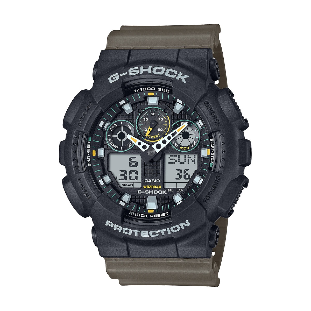 Мъжки часовник Casio G-Shock GA-100TU-1A3ER