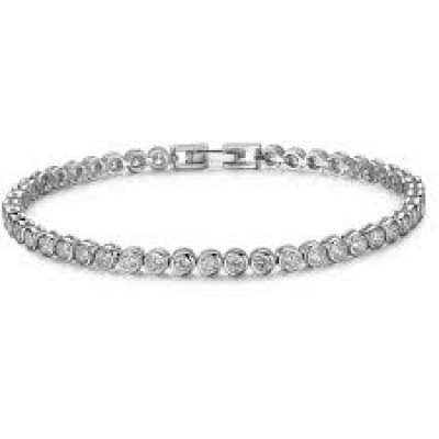 MELITEA - СРЕБЪРНА ГРИВНА С 2,5 MM ЦИРКОНИ-MB 122 16