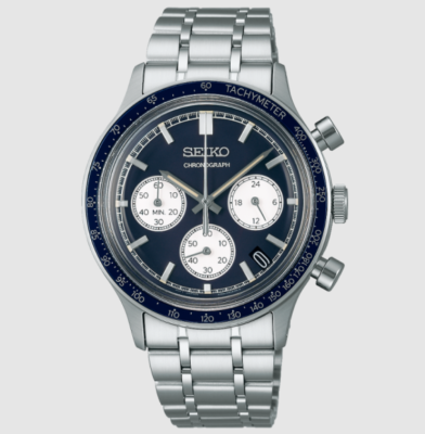 Мъжки часовник SEIKO Men’s Quartz Chronograph Watch in Blue -SSB477P1